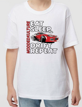 Load image into Gallery viewer, YOUTH EAT SLEEP DRIFT REPEAT TSHIRT