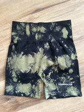 Load image into Gallery viewer, GREEN TYE DYE BIKER SHORTS