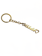 Load image into Gallery viewer, MK BABE GOLD KEYCHAIN