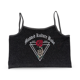 DEADLY ROSE CROP TOP